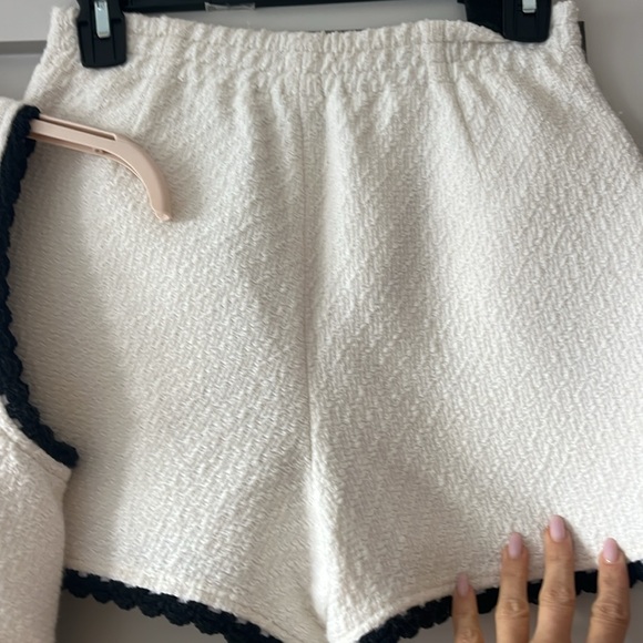 Maje Tweed blue trimmed set - Picture 6 of 7